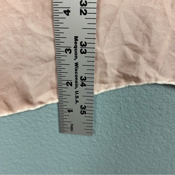 Burberry 100% Silk Pink Spellout Scarf - Picture 7 of 7